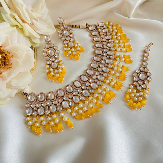 Shagun - Necklace Set Yellow