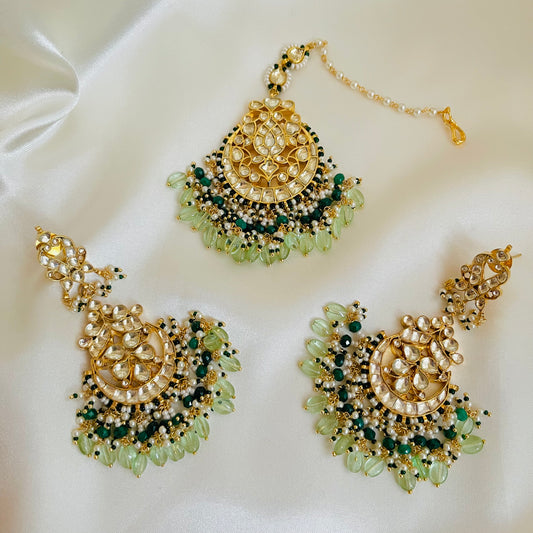 Alya - Earrings x Tikka Set